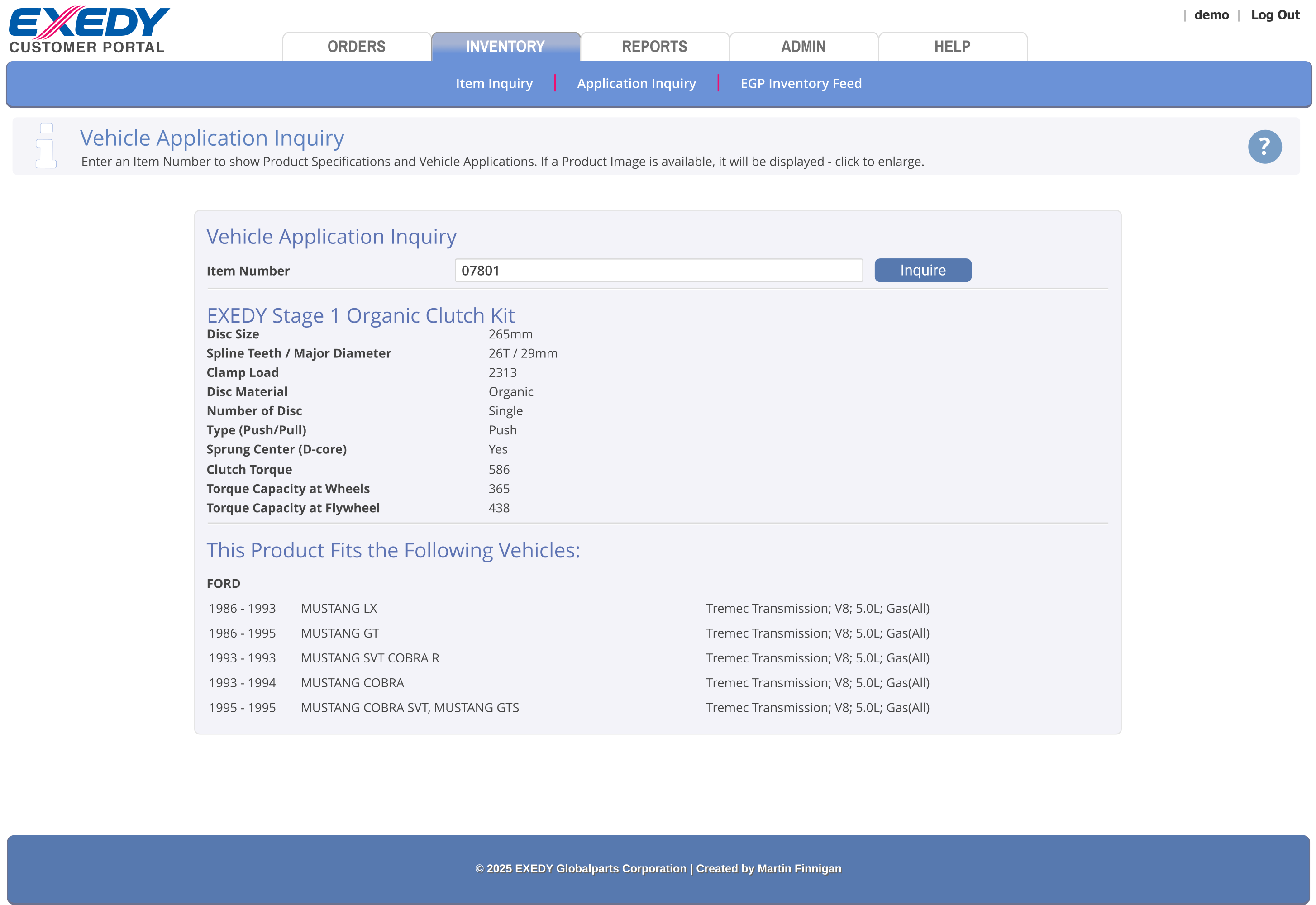 Catalog Screenshot